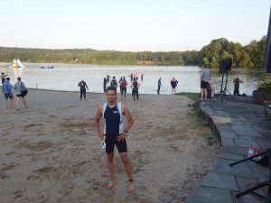 pre-race, at lake