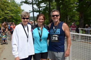 the flying Dutchman relay squad, Bob, Donna and Cathy