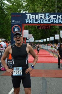 done! TriRock Philly -Sprint