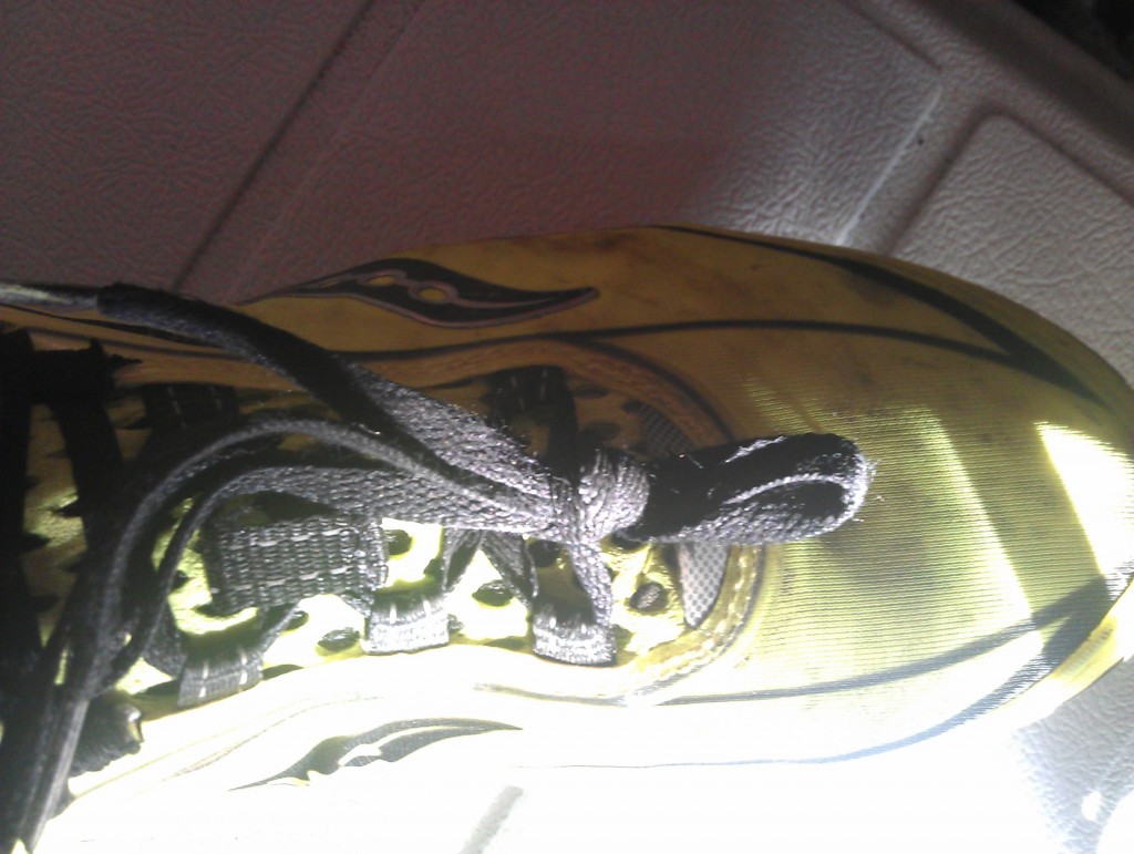 Pro tip Staying tied Running prevent shoe laces coming undone ←