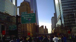 About to head into the Battery tunnel