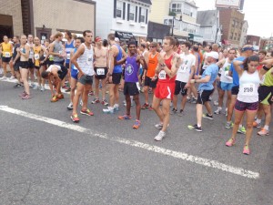 Runners before start