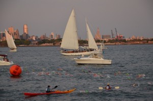 Swimmers in water