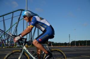 Tony nears Bike end