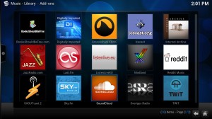 XBMC some music/podcast channels