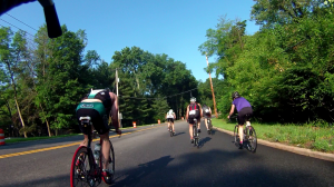 Wyckoff Triathlon Bike Mile 14 climb