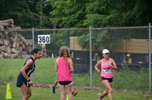 Britney & Drew "encourages" Christine to run faster