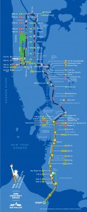 2014 NYC Marathon course map