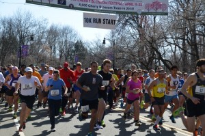 2015 Cherry Blossom 10k Race Start