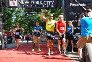 our friend James , Achilles Guide helps blind runner finish