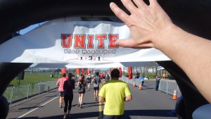 Rutgers 13.1 start banner / arch