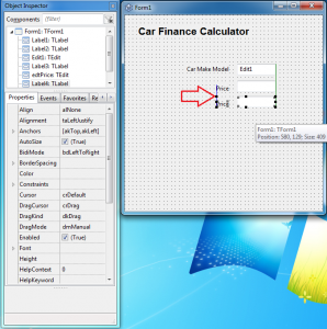 Lazarus IDE using GUI layout tools