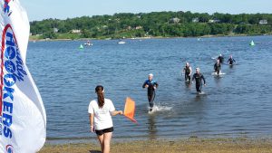 Swim finishers