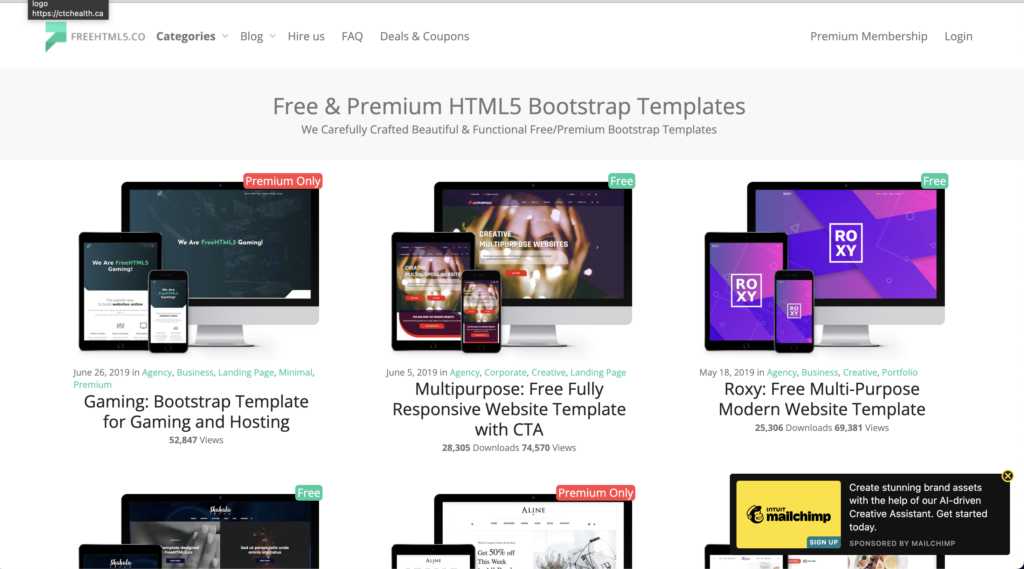 Unlock Stunning Designs: best Free Modern HTML Website Templates for