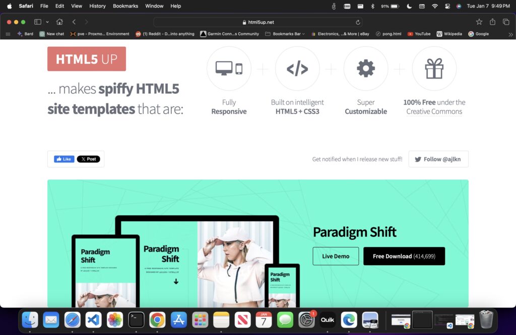 Unlock Stunning Designs: best Free Modern HTML Website Templates for ...