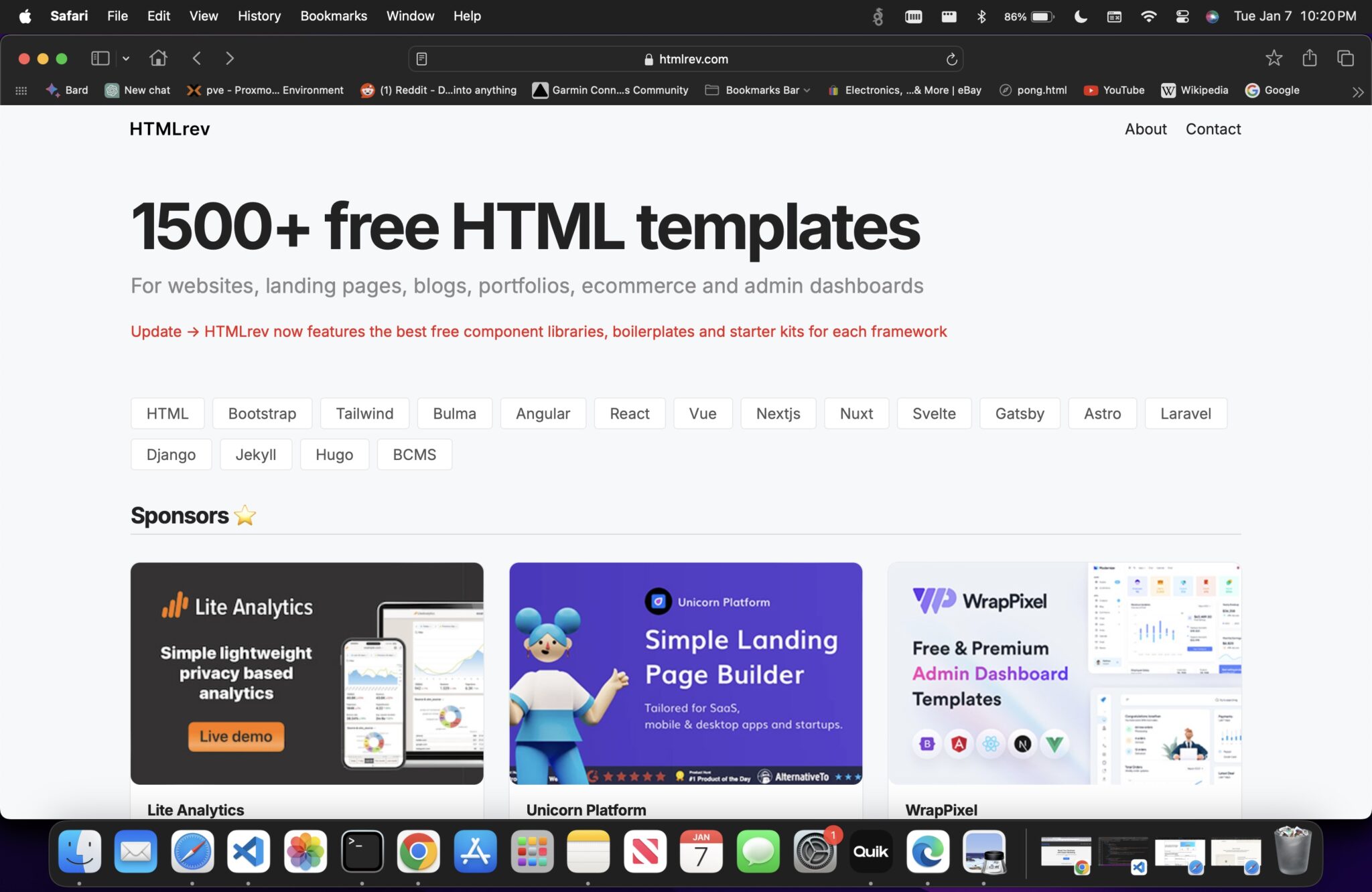 Unlock Stunning Designs: best Free Modern HTML Website Templates for ...